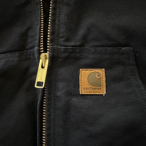 NWOT Carhartt Navy Blue Duck Cloth Coat Jacket - Picture 4 of 10